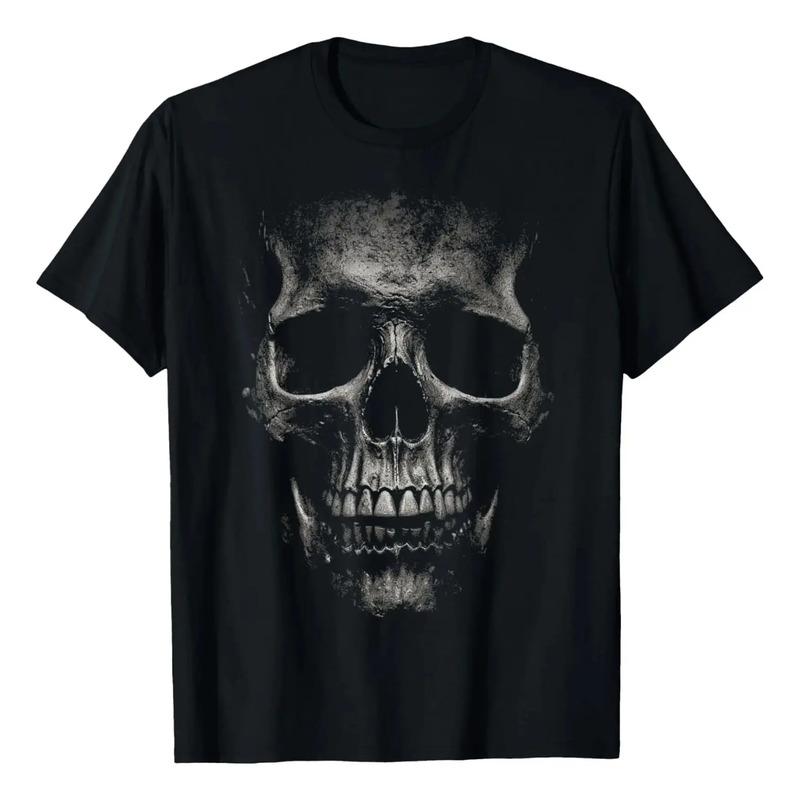 Camiseta Con Estampado De Calaveras Negras S