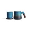 400ml Japanese Ceramic Mug with Lid Filter Water Cup Coffee Cup
