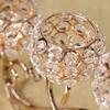 European Wrought Iron 5-Head Crystal Candelabra for Weddings and Dining - Chinese Style
