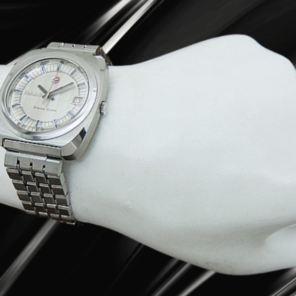 RADO Rising Star 25 Jewels Ref.11894/1 Cal.2782 SS Cushion Case Used
