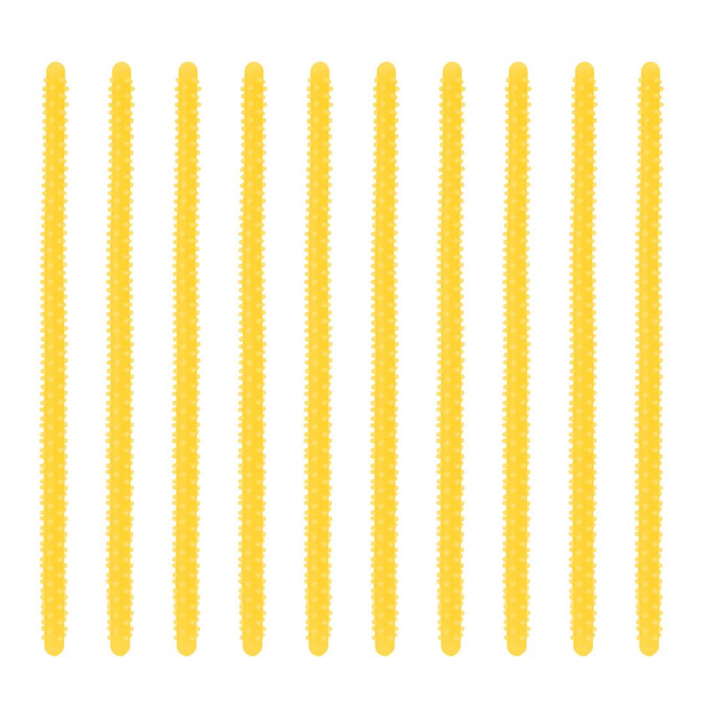 10 Pieces Hair Perm Rods Silicone Fireworks Bars Hairdressing Styling Curling Perm Rod Salon Tool for Hair Styling