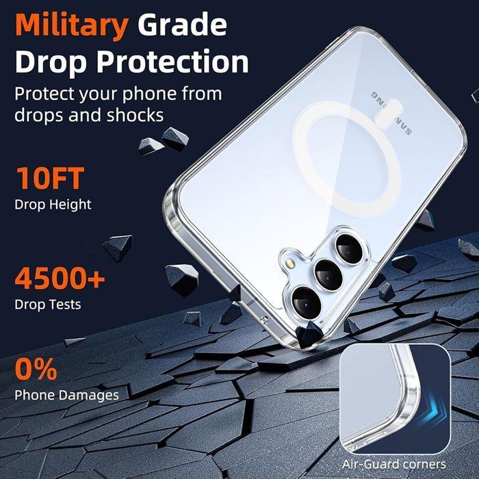 Coque de protection - BOOLING - Samsung Galaxy S24 Plus - Silicone - Antichoc - Transparent