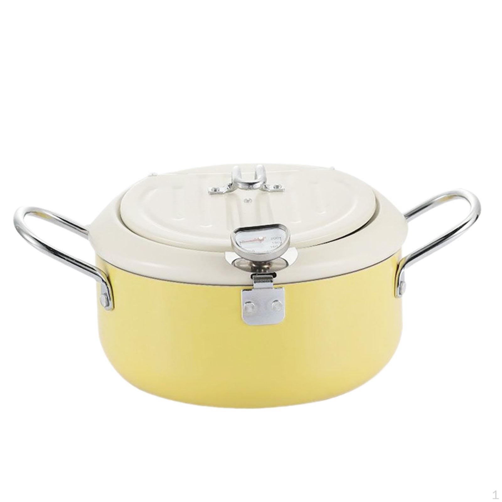 

Подставка для слива фритюрницы с термометром, маленькая курица для жарки супа, фрикадельки жёлтый