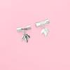 S999 Sterling Silver Bamboo Joint 'Fu' Pendant for DIY Bracelets & Necklaces