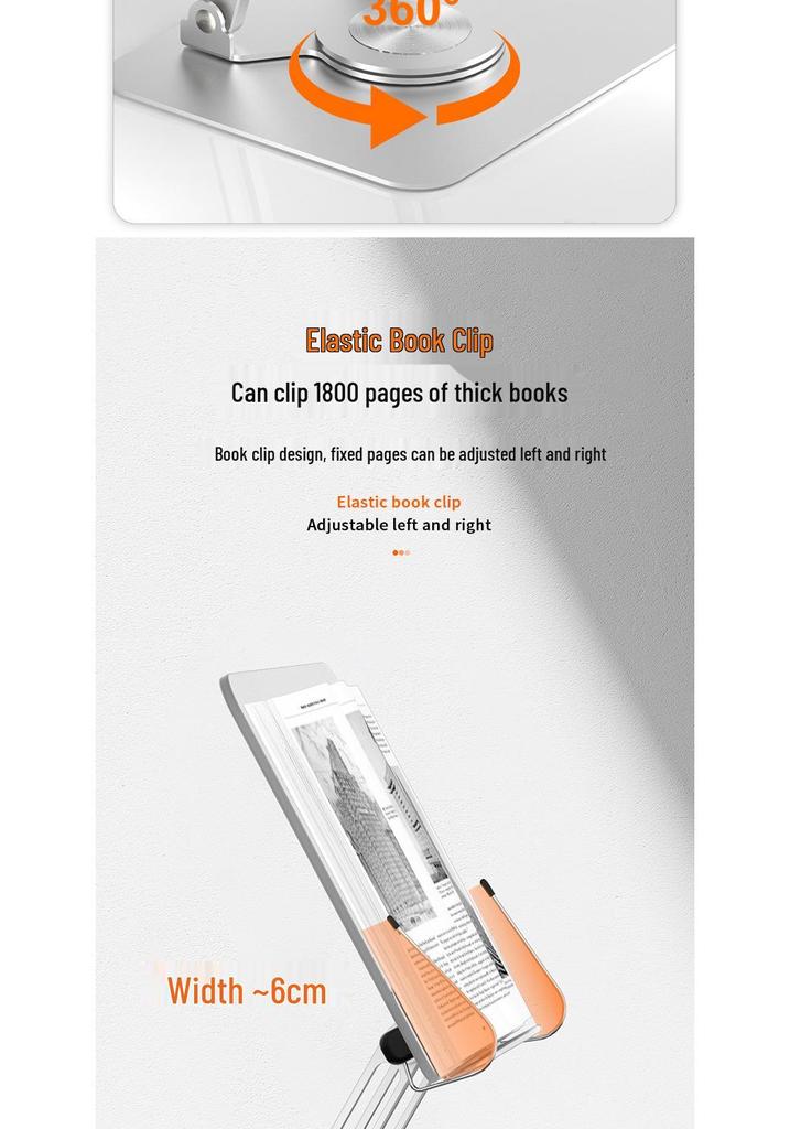 360° Rotating Foldable Laptop & Reading Stand