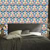 Baroque Damask Wallpaper Blue and Cream for Living Room and Bedroom 50x1000