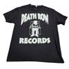 Death Row Records Shirt Mens Large Black Logo Graphic Tee Rap American Apparel Unisex T-Shirt