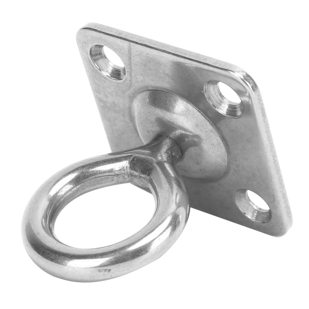 Stainless Steel Ceiling Hooks Corrosion Resistant Pad Eye Plate U Hooks for Seawater Environment