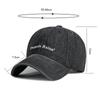 Denim Cap Spring Summer Male Embroidered Letter Sunscreen Sun Hat Female Baseball Cap