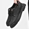 Men Breathable Sneakers Fashion Driving Walking Shoes for Male Skate Flats Fashionable Perforated Outdoor Men's Leather Shoes