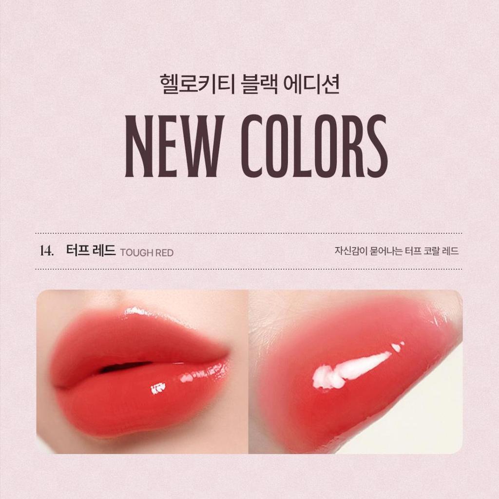 [Hello Kitty Black Edition] WAKEMAKE Waterfull Glow Tint 14 Tough Red