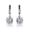 MECHOSEN Crystal Accessory Set: Necklace + Earrings (2-piece Set) - Brass Earrings, Single Stone Pendant, Formal Necklace, Stylish, Sparkling Jewelry