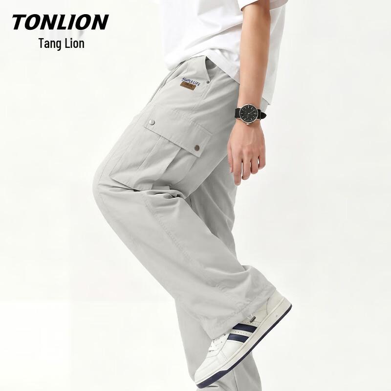 TonLion Men s Summer Lightweight Cargo Pants L