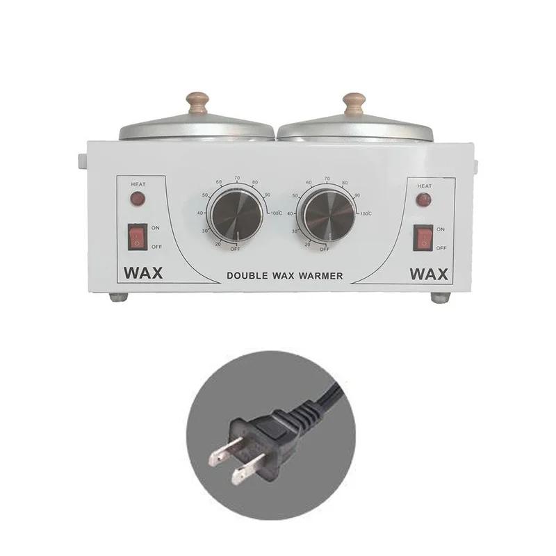 Double Furnace Multifunction Temperature Adjustment Double Pot Wax Melting Machine Hair Removal Instrument Wax Treatment Machine