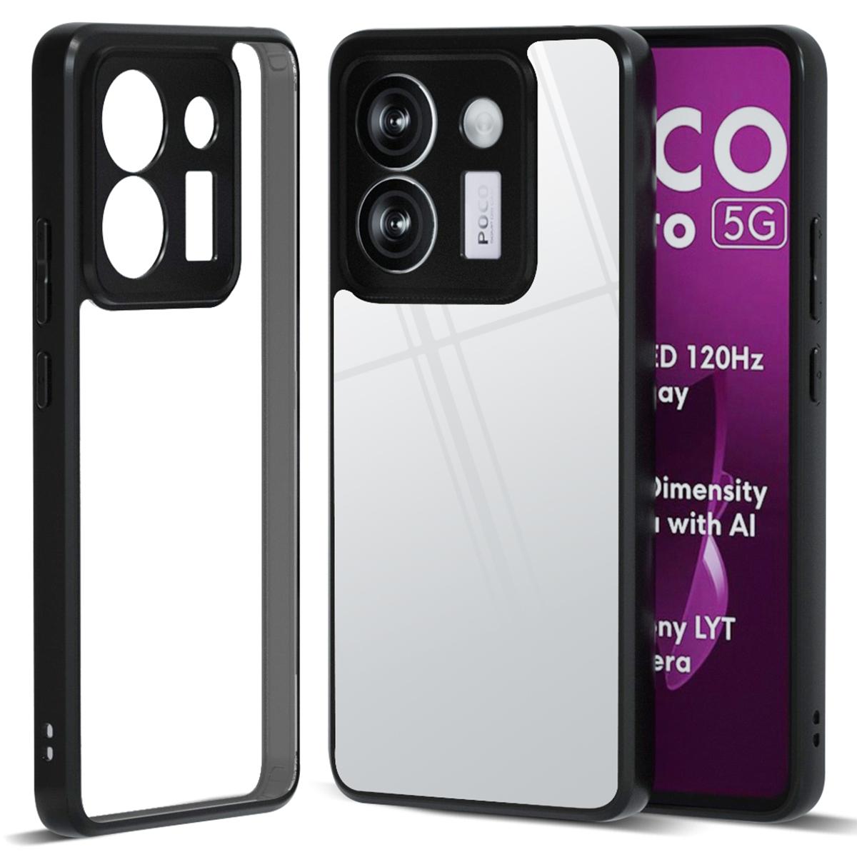 

IBMRS Чохол для Xiaomi Poco M7 Pro 5G М яка TPU рамка Жорстка PC задня кришка Протиударний чохол для телефону