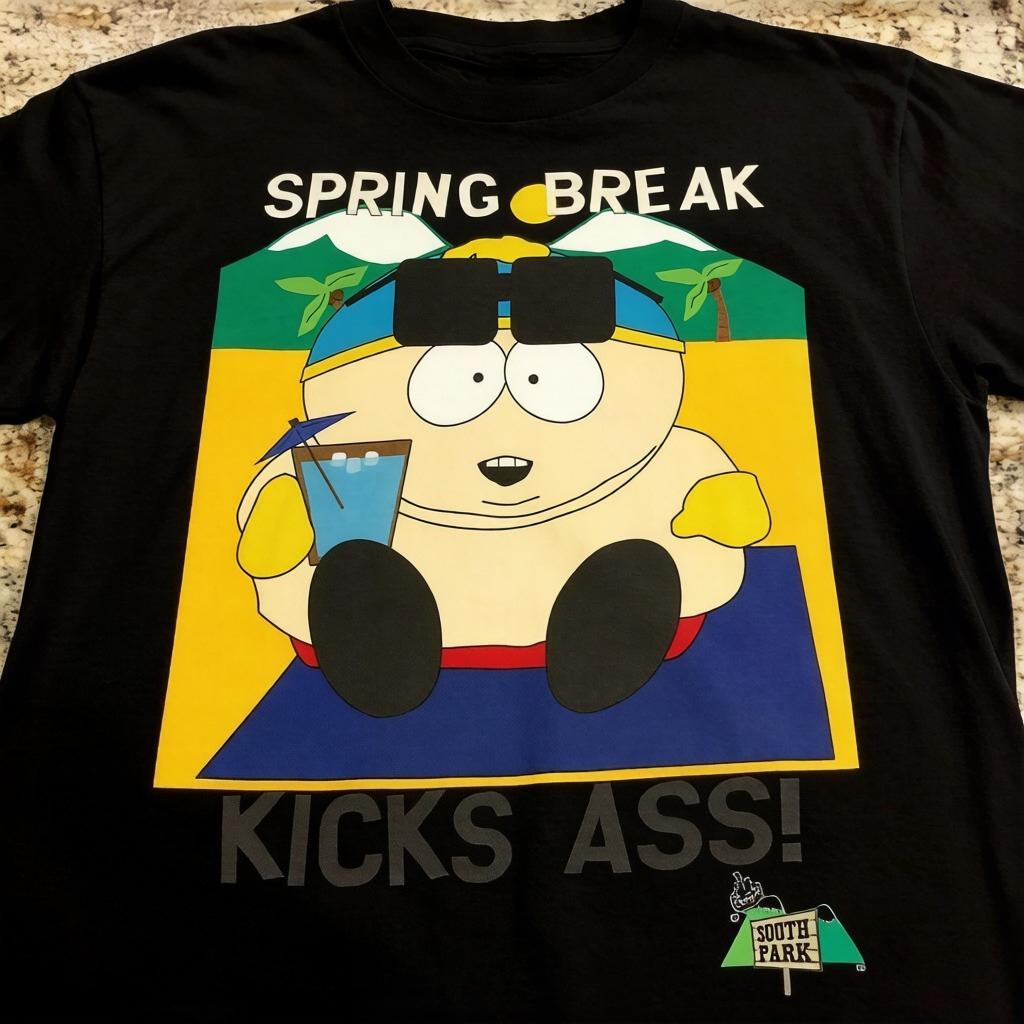 Summer South Park Funny T Shirt Anime Print Crew Neck Short Sleeve TShirt Unisex Women Cotton Tops Tee Oversized Clothing 2XL