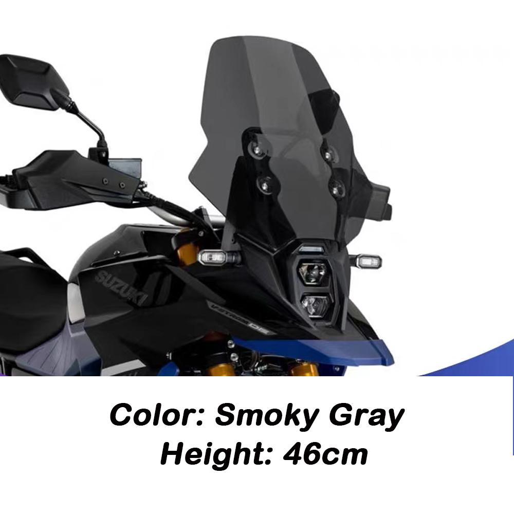 NEW DL800DE Motorcycle Screen Front Windshield For SUZUKI V-STROM 800 DE 800DE Increase Wind Screen Deflector RAISED WINDSCREEN