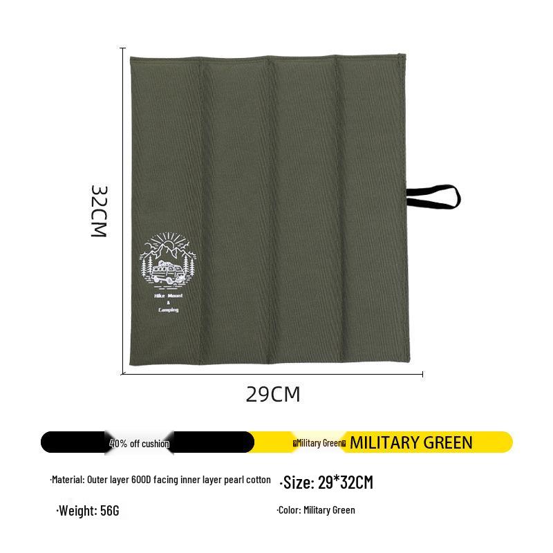 Ultralight Portable Oxford Cloth Outdoor Cushion: Moisture-Proof, Foldable, Insulated Mat for Camping, Beach, Hiking, Mountaineering