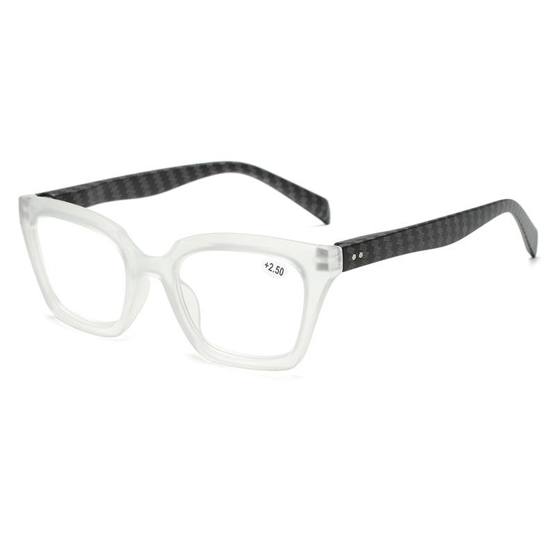 Personalisierte Farbabstimmung Lesebrille Amazon Damen Einfache Großer Rahmen Katzenauge Lesebrille