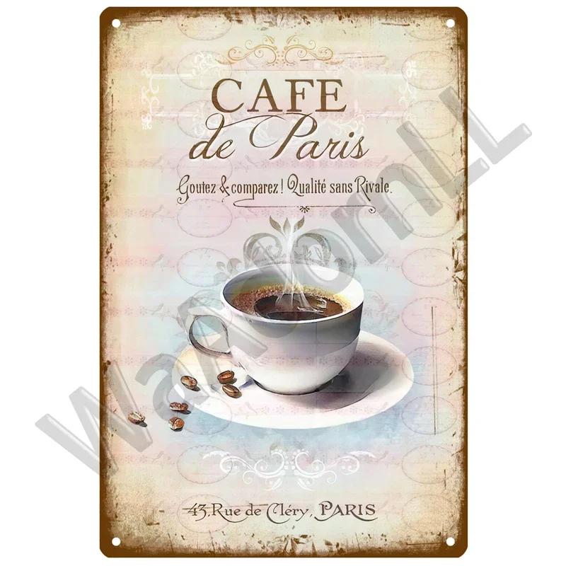 Metal Sign Home Decor Fast Food Vintage Tin Sign Plaque Metal Retro Plate Hot Dog Poster Wall Decor For Kitchen Cafe Diner Bar