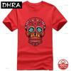 Mexican Sugar Skull Tshirt Day Of The Dead Calavera Tee Colorful Floral Skull Graphic Casual 100cotton Loose Soft Tops For Unisex