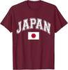 Japan Japanese Flag Graphic T-Shirt