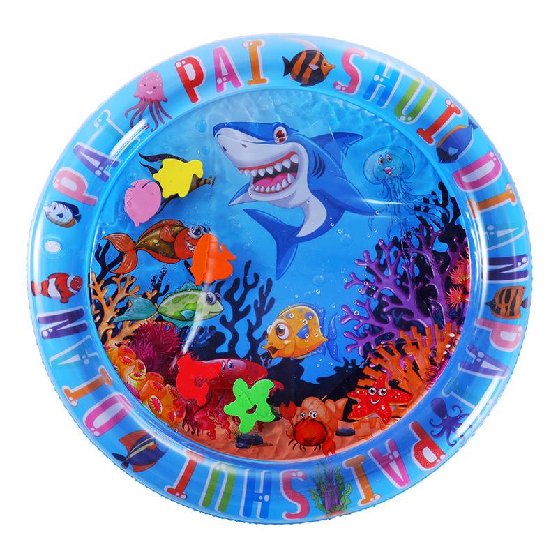 Baby Inflatable Pat Water Cushion Marine Life Swimming Ring Climbing Cushion Seat Cushion Children Pat Water Cushion