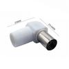 Antennas TV Right Angle Antennas Connectors Coaxial Male Plugs Adapter Male And Female TV Plug