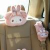 Melody Car Headrest Pillow Neck Lumbar Support Cushion Adjustable Soft Car Seat Belt Cushions Seat Belt Shoulder Sleeve Pad