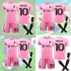 2324 Miami International Messi 10 Home Soccer Jersey Ultra-fine Fiber Material