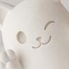 Unique Party Table Decorations 3D Printed Cute Ghost Cat Figurine, Wink Smile Surprise Spooky Halloween Decor, White PLA Craft Molds Blank DIY