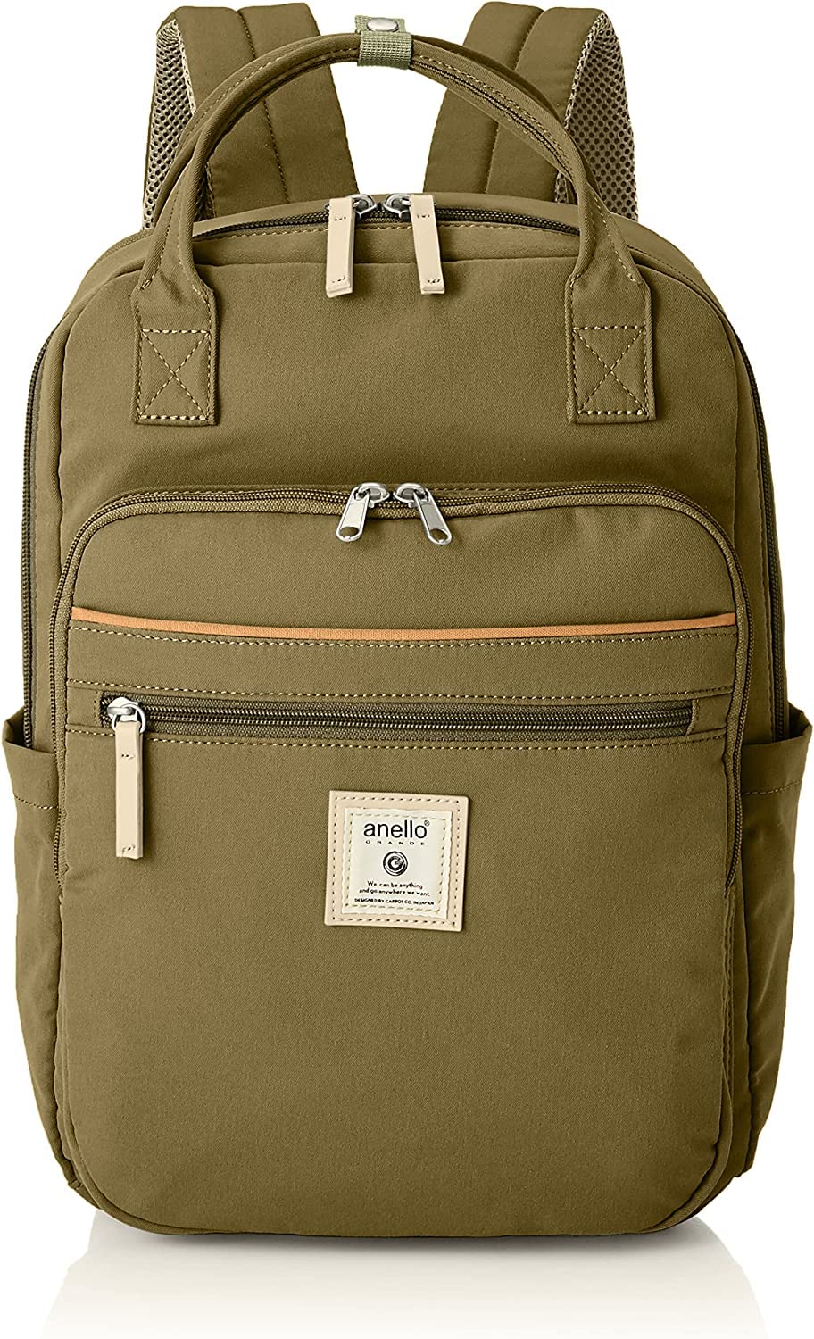 

Backpack A4 Multiple Storage CINNAMON GTM0331Z Olive [Anello Grande] Storage/PC