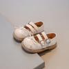 Girls' Princess Shoes Spring and Autumn New Style Baby Girls' Leather Shoes Korean Fashion Princess Shoes British Style Baby Flats
