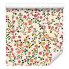 Wallpaper Small Flowers Cream, Beige and Lime for Living Room and Bedroom 50x1000