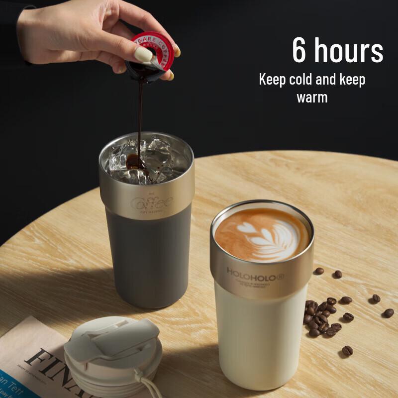 HOLOHOLO 316 Stainless Steel Insulated Coffee Mug