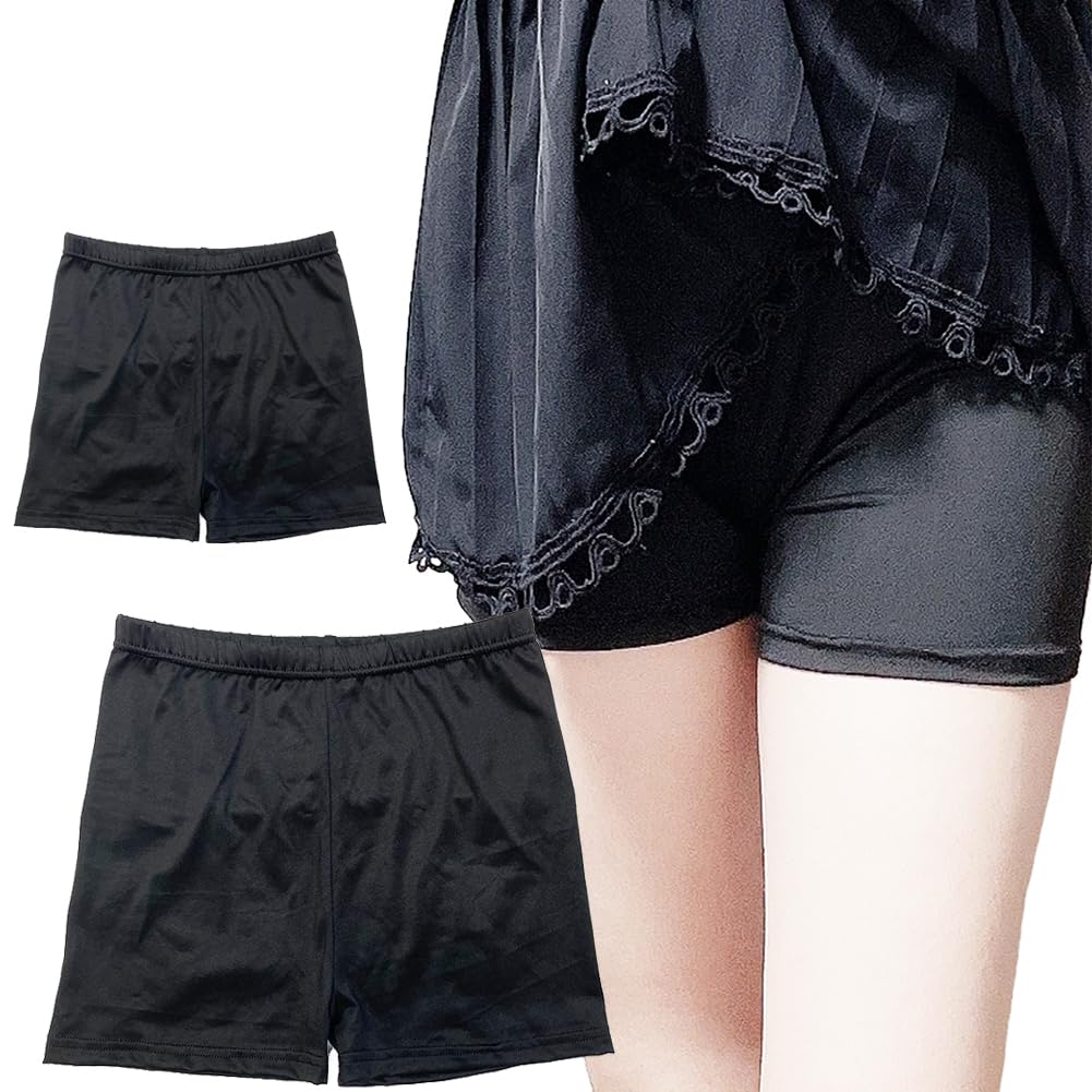 

Охлаждающие Тонкие и Охлаждающие Летние Идеально для Униформы и Студентов [kokoromeika] Комплект из 2 предметов, Гладкие, Спортивные леггинсы, Женские леггинсы, Длиной 1/4, чёрный