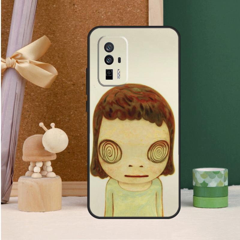 Yoshitomo Nara Case For POCO X6 Pro X3 X4 X5 M6 Pro F5 F3 M5s Xiaomi 13T Pro 11T 12T 12 13 14 Ultra Cover
