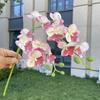 Phalaenopsis Artificial Flowers Fake Lifelike Mini Orchid Flower Stems for Wedding Event Home Decor