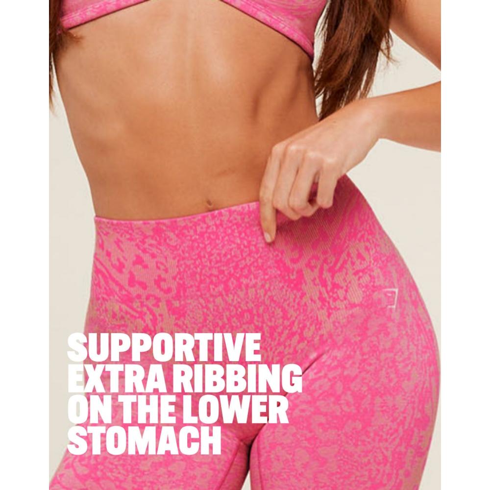 Gymshark Adapt Animal X Whitney Shorts Electric Pink    Sorbet Yellow B6b3h Kdgt