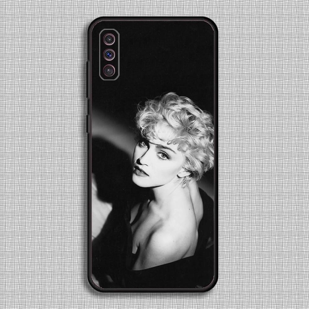 

Singer Madonna 80s Phone Case For Samsung S23,23,22,30,21,10,9,Note20 Ultra,Lite,Ultra,5G,Plus,FE,Black Soft Case Samsung S10