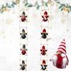 Ladder Decoration Christmas Santa Claus Climbing Stairs Pendant Doll Figurines