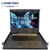 LanBoSen KVM Switch Rack Console with 18.5-inch Foldable Display