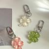Elegant Table Four-leaf Clover Keychain 5-color Phone Accessory