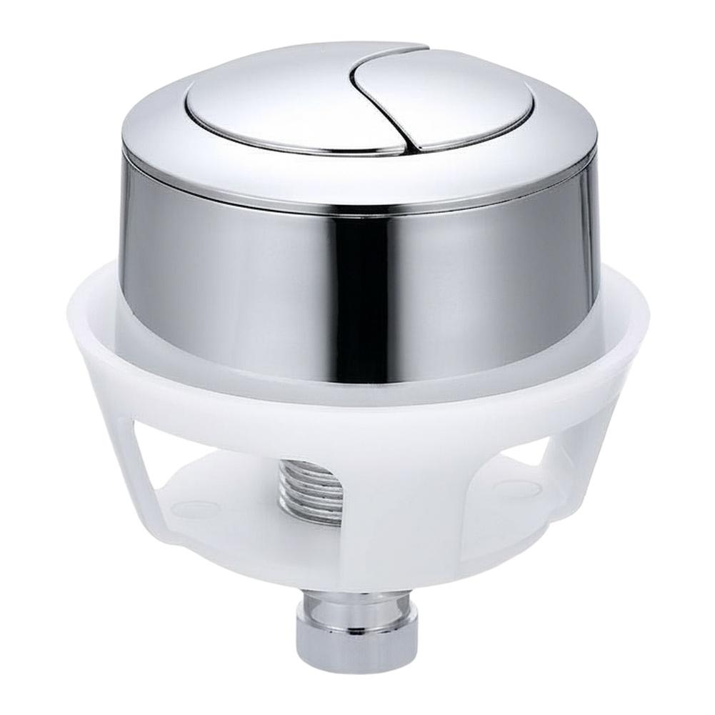 

Top Side Press Toilet Flush Button Top Side Access Dual Use Functionality Robust Construction Toilet Button As Shown Silver