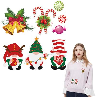 Weihnachtsgeschenk Eisen auf Patch Hot Tear T-Shirt Kleider neues Design DIY Thermotransfer Patch für Kleidung Hoodies Aufkleber