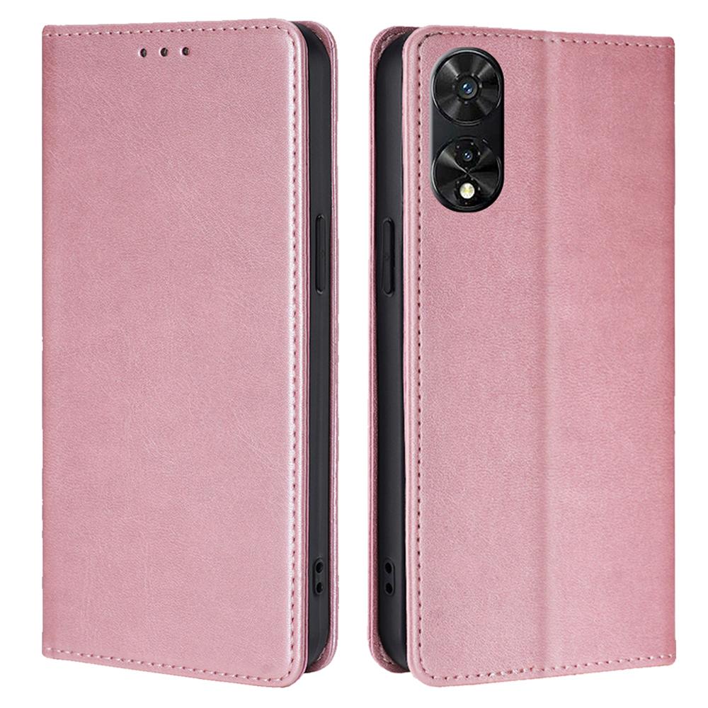 For TCL 505 Case Card Holder Calf Texture Bump Proof Phone Stand Cover