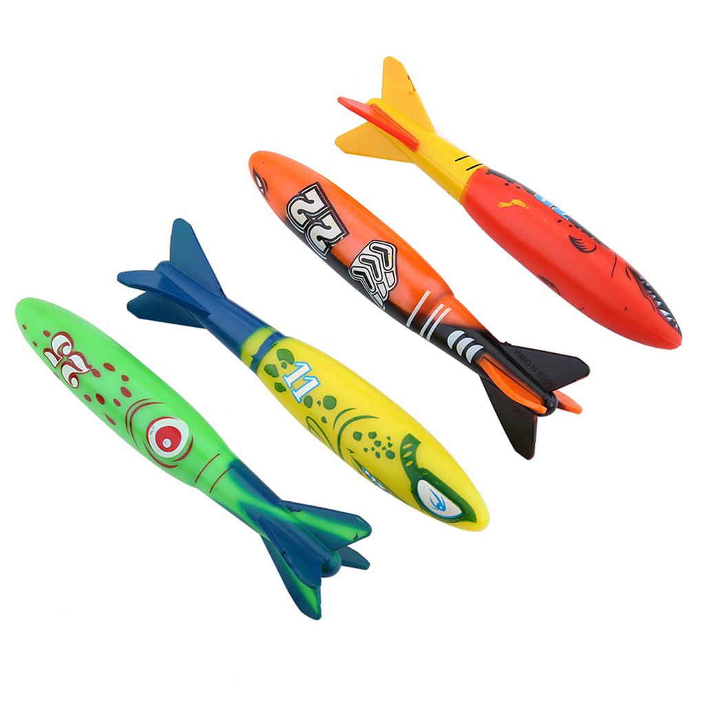 4pcs Swimming Pool Toys Mine Shape Diving Toys Underwater Fun for Swimming Training