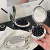 Perie de păr pliabilă cu arc, pieptene de masaj pentru cap, pieptene cu airbag, antistatic, portabil, pentru călătorii, piepteni de păr pentru fete, instrumente de styling