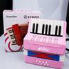 17 tangenter 8 bas Dragspel Minipiano Keyboards Nybörjare Barn Pedagogisk leksakspresent
