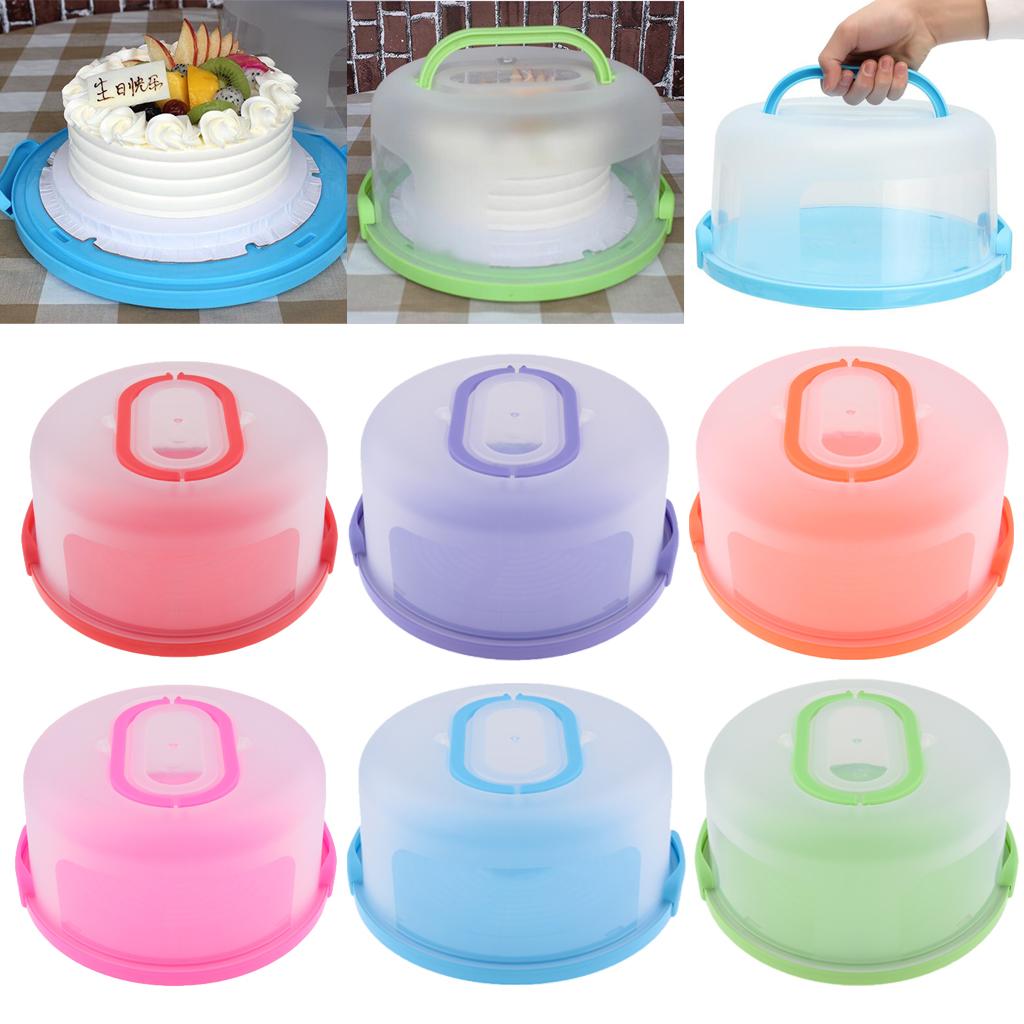 Portable Cake and Cupcake Carrier/Storage Container for Transporting Cakes Cupcakes Pies Dessert Display